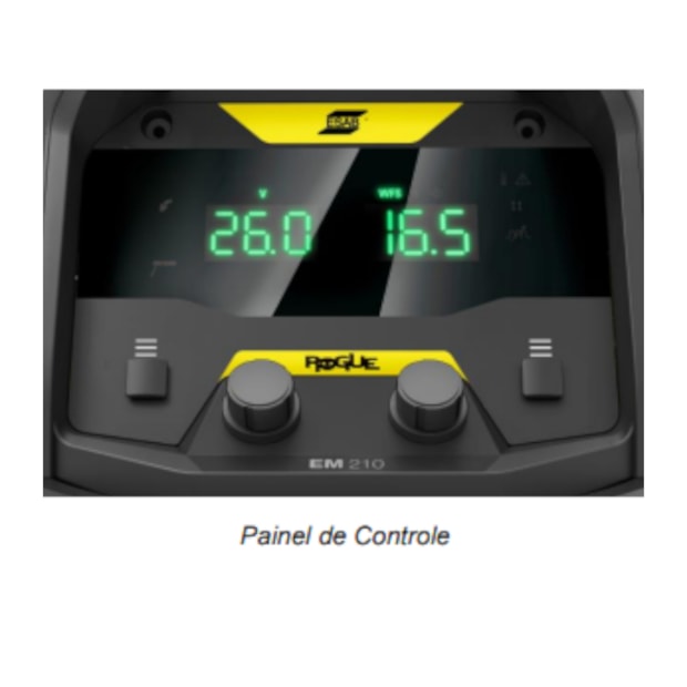 Máquina Inversora de Solda Mig/Mag e Eletrodos 210A Monofásica 110/220V ROGUE EM 210 ESAB-1dad085a-9626-45f3-886d-34710687bb7e