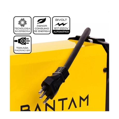 Máquina Inversora de Solda MMA 120A FT100% Monofásica Bivolt com Cabos BANTAM 2.5 ESAB-cfede86e-cf3c-4840-b2b1-c0e26ea5febe