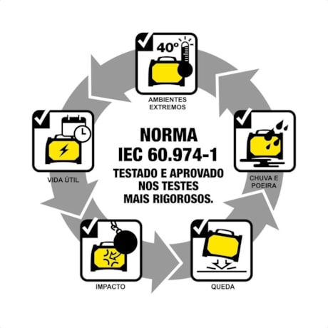 Máquina Inversora de Solda MMA 120A FT100% Monofásica Bivolt com Cabos BANTAM 2.5 ESAB-ee96d226-03b5-4338-a8c8-b424ed70c892