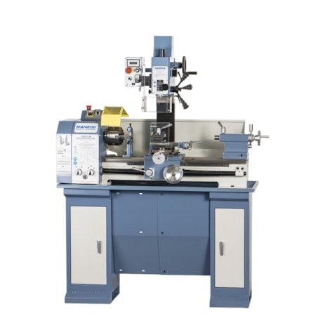 Máquina Multifuncional Torno 1100W Fresadora/Furadeira 850W 700/63/20mm CM2 Monofásico 220V MR-2007 MANROD
