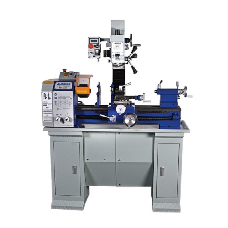 Máquina Multifuncional Torno + Furadeira + Fresadora Monofásico MR