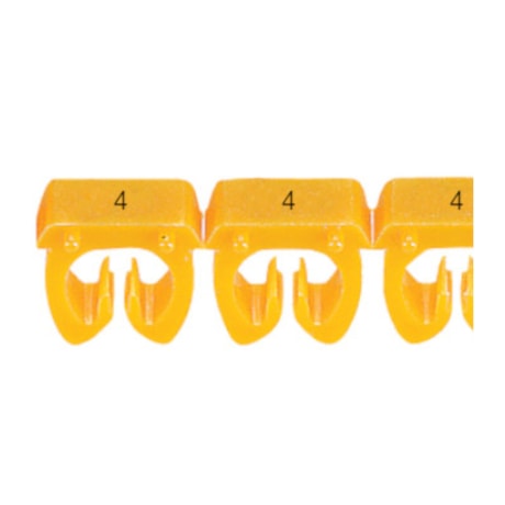 Marcador de Cabos de 1.5 a 2.5mm² Amarelo n°4 38224 CEMAR-33262cb1-8c6a-4c81-9475-b6f8d07bace0