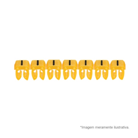 Marcador de Cabos de 1.5 a 2.5mm² Amarelo Símbolo - 38283 CEMAR-03737563-d0cd-4e80-9241-1b5f0d563520