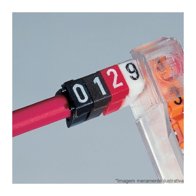 Marcador de Cabos de 1.5 a 2.5mm² Branco n°9 38229 CEMAR-366a998d-b6f3-4658-a16f-07a3b20bb76f