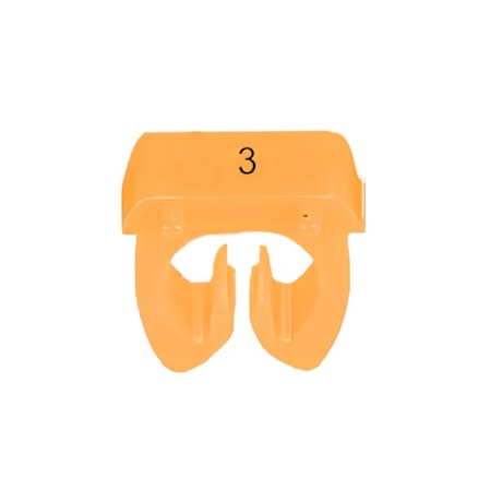Marcador de Cabos de 1.5 a 2.5mm² Laranja n°3 38223 CEMAR-5df055d2-13af-4023-bc24-80f345df97eb