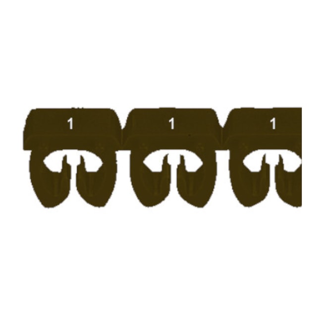 Marcador de Cabos de 1.5 a 2.5mm² Marrom n°1 38221 CEMAR-7f3528f2-2a85-488b-8aa5-9c0336f97c23