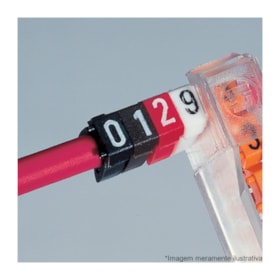 Marcador de Cabos de 1.5 a 2.5mm² Marrom n°1 38221 CEMAR