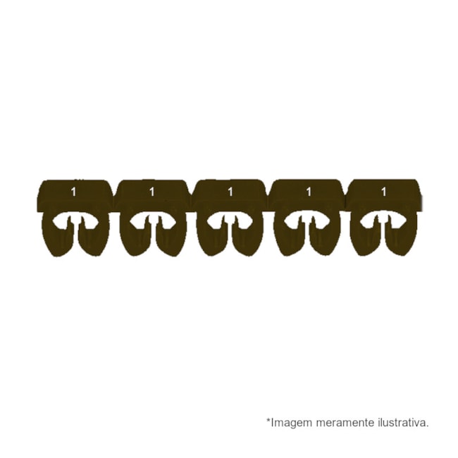 Marcador de Cabos de 1.5 a 2.5mm² Marrom n°1 38221 CEMAR-8a260149-4ba8-4f6d-919d-f572485ff90a