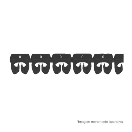Marcador de Cabos de 1.5 a 2.5mm² Preto n°0 38220 CEMAR-ea19203d-056e-4c02-98de-a04dff9294f3