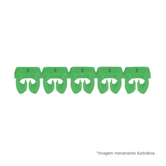 Marcador de Cabos de 1.5 a 2.5mm² Verde n°5 38225 CEMAR-b0251489-b11e-495e-80b1-c33e87479728