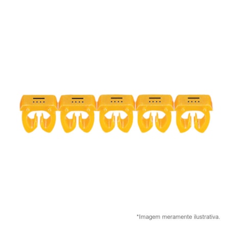Marcador de Cabos de 4 a 6 mm² Amarelo Símbolo CC 38295 CEMAR-210e4c5f-3267-4ae0-b116-305643976db6