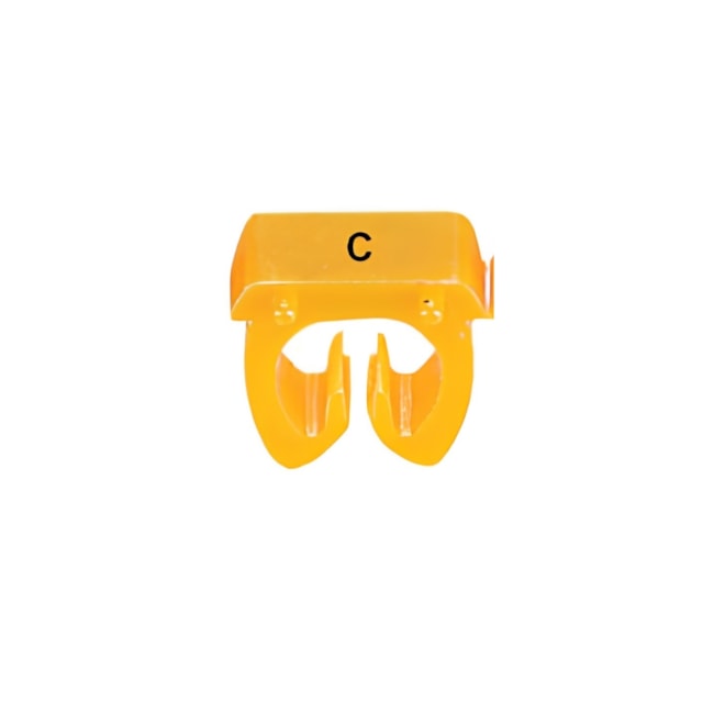 Marcador de Cabos de 4 a 6mm² Amarelo Letra C 38362 CEMAR-101f0652-a827-4402-be13-d94a024fc48a