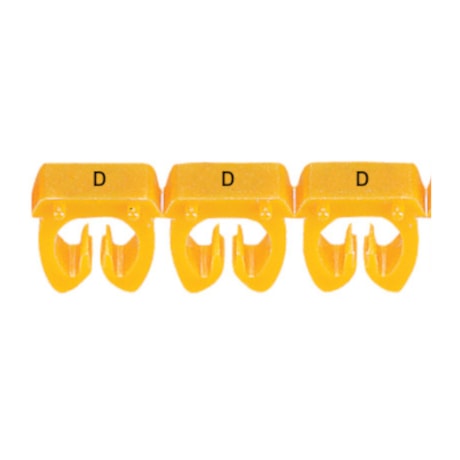 Marcador de Cabos de 4 a 6mm² Amarelo Letra D 38363 CEMAR-6e21b89e-d8f2-41a8-942c-9053427ab2bf