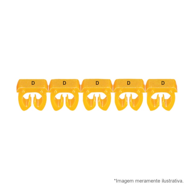 Marcador de Cabos de 4 a 6mm² Amarelo Letra D 38363 CEMAR-8311fdc6-38a6-4a6f-820f-c1452ea2c49b