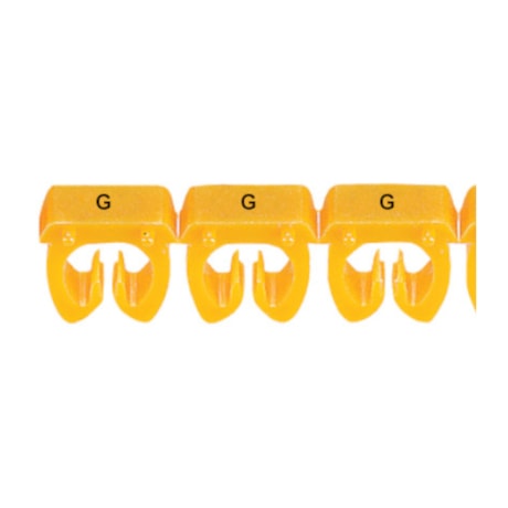 Marcador de Cabos de 4 a 6mm² Amarelo Letra G 38366 CEMAR-fe3435b7-62b9-44d5-8e55-f606cf7ae620