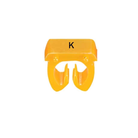 Marcador de Cabos de 4 a 6mm² Amarelo Letra K 38370 CEMAR-79a83c3a-5d1e-447a-bafe-493937a1dcff