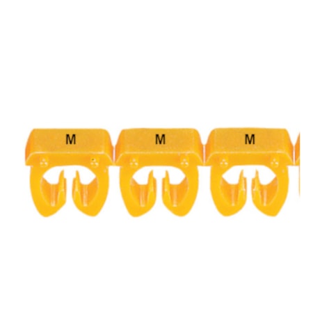Marcador de Cabos de 4 a 6mm² Amarelo Letra M 38372 CEMAR-938fe26f-f142-4af5-837b-cd9bf7889001