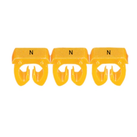Marcador de Cabos de 4 a 6mm² Amarelo Letra N 38373 CEMAR-18bb2cc6-8b0f-439b-9e5e-0bad97cb097f