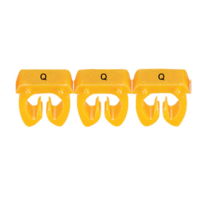 Marcador de Cabos de 4 a 6mm² Amarelo Letra Q 38376 CEMAR-80c16af0-5d3e-4583-babb-08fec38cbfa8
