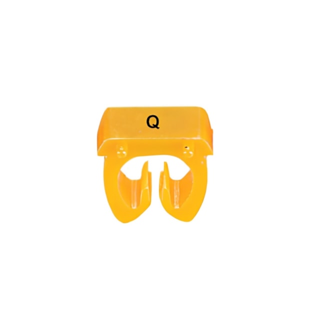 Marcador de Cabos de 4 a 6mm² Amarelo Letra Q 38376 CEMAR-b16463ca-cc10-48cb-8468-04d7f8d3cc97