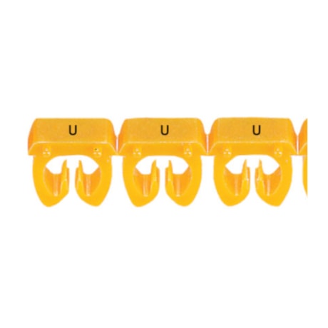 Marcador de Cabos de 4 a 6mm² Amarelo Letra U 38380 CEMAR-53935369-7871-4075-acd0-b2284a3f9294