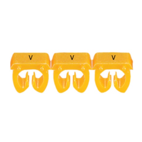 Marcador de Cabos de 4 a 6mm² Amarelo Letra V 38381 CEMAR-504b47c0-59e7-408e-8d94-8b5ef911250d