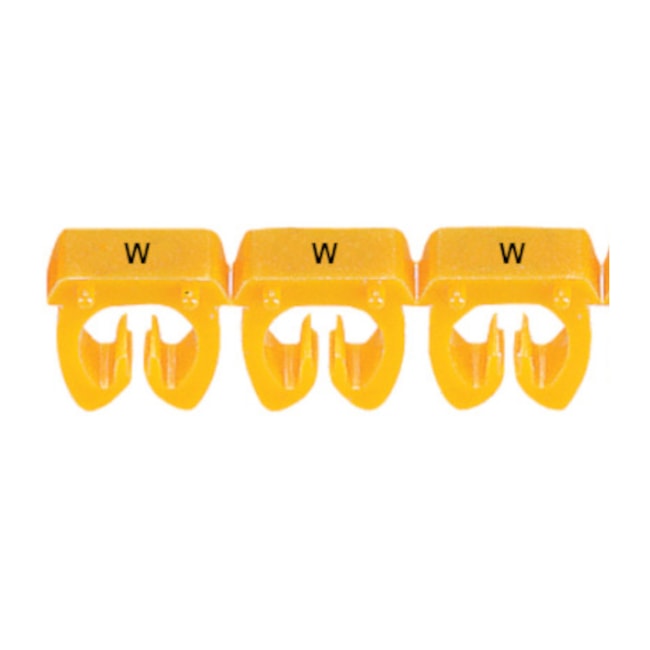 Marcador de Cabos de 4 a 6mm² Amarelo Letra W 38382 CEMAR-34828122-9b41-4ac6-bb07-6f4612850eb0