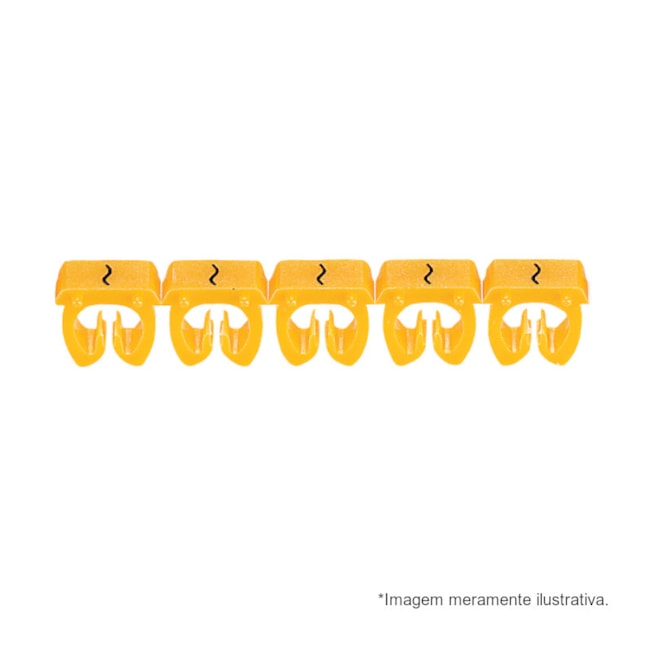 Marcador de Cabos de 4 a 6mm² Amarelo Símbolo ~ 38294 CEMAR-df6adc88-28ef-42af-87e9-df74d8d2f595