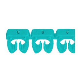 Marcador de Cabos de 4 a 6mm² Azul n°6 38236 CEMAR