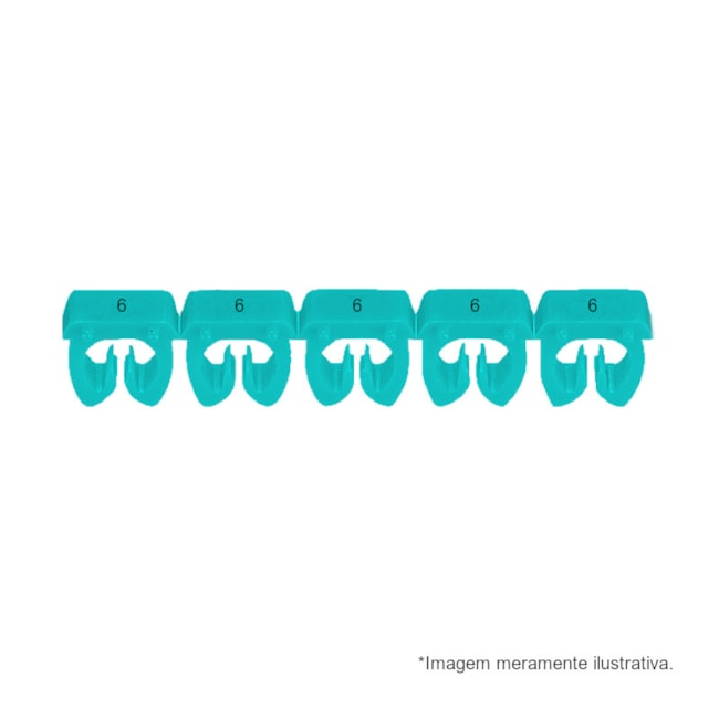 Marcador de Cabos de 4 a 6mm² Azul n°6 38236 CEMAR-2907e555-d5ba-4aaf-9f11-58dd365c721a