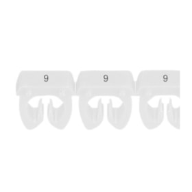 Marcador de Cabos de 4 a 6mm² Branco n°9 38239 CEMAR