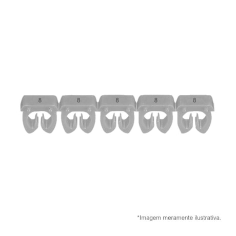 Marcador de Cabos de 4 a 6mm² Cinza n°8 38238 CEMAR-dbca1704-5893-4436-ad5a-489f99253d67