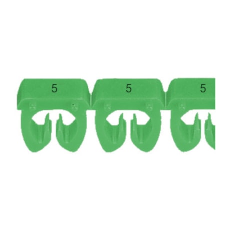Marcador de Cabos de 4 a 6mm² Verde n°5 38235 CEMAR-d5537146-30f1-4277-b293-3975c5c6d325