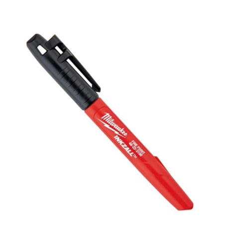 Marcador Industrial Preto Ponta Fina 48-22-3100 MILWAUKEE
