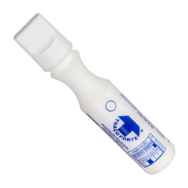 Marcador Industrial TraçoForte Branco 3mm Híbrido LWB-0700 M26-BR60-3 BADEN-44d162d9-0979-4870-9887-bb31b3bfa74d