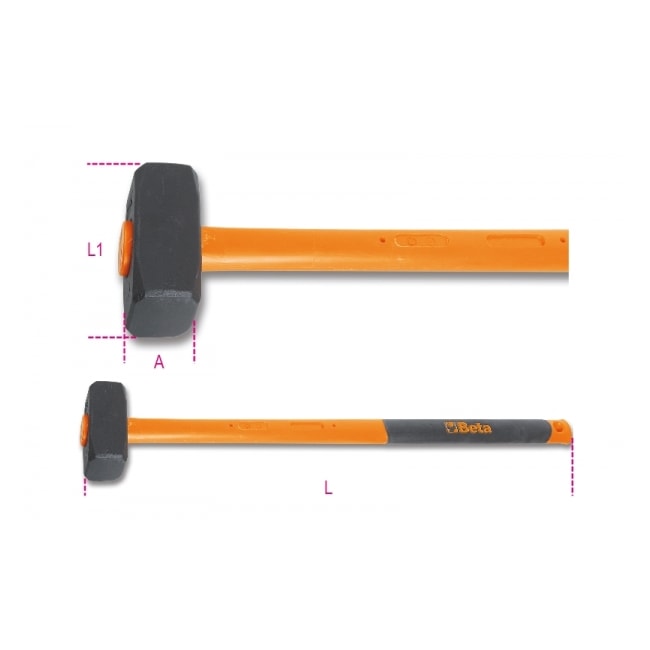 Marreta 8000gr com Cabo em Fibra 1381T BETA-37c444f3-2a9a-4925-be32-ec99fce7bf35