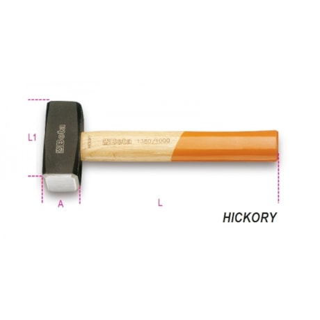 Marreta com Cabo em Madeira 1000gr 1380 BETA-1a236496-fb1c-4bb0-863b-365cc899073e