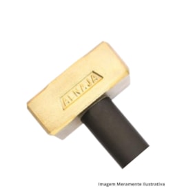 Marreta de Bronze Cabo Fibra Emborrachado 1kg Antifaiscante 322361 ALNAJA
