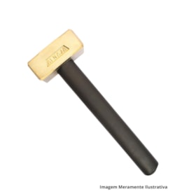 Marreta de Bronze Cabo Fibra Emborrachado 5kg Antifaiscante 322365 ALNAJA