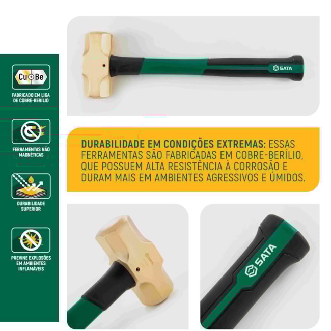 Marreta Oitava Cobre-Berílio 8LBS Antifaíscante Cabo PVC ST31168 SATA-477f547a-6d10-485b-9bce-3047b4afbbfc