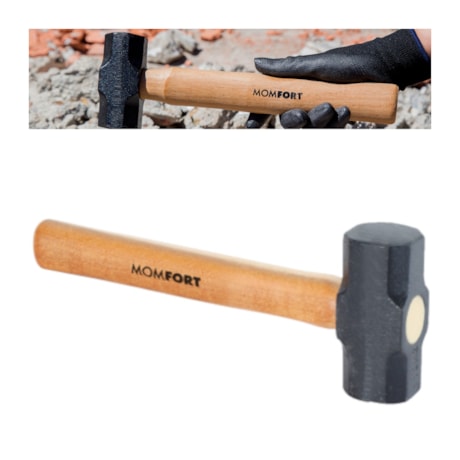 Marreta Oitavada 1.5 Kg de Aço com Cabo de Madeira 607015 MOMFORT-202af3c3-0629-48db-a52e-5240b759e9af
