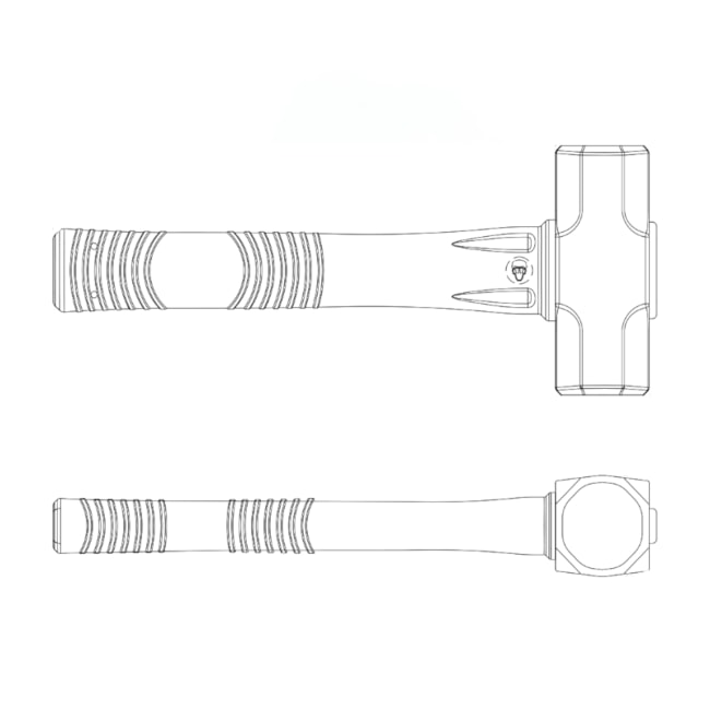Marreta Oitavada 1Kg com Cabo em Polímero para Engenharia 40507102 TRAMONTINA MASTER-e56f9f25-1b90-4397-af51-6a82f6641c4b