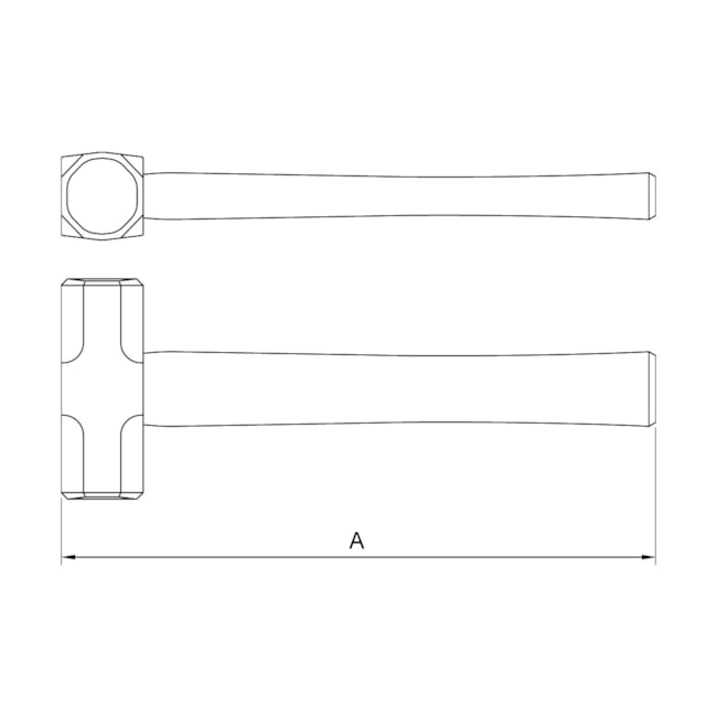 Marreta Oitavada Cobre-Berílio Antifaiscante com Cabo 450G 44235/001 TRAMONTINA PRO-cc2ebc42-96ea-44a0-a64b-85b618d801f3