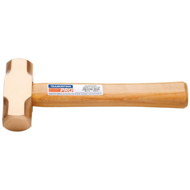 Marreta Oitavada Cobre-Berílio Antifaiscante com Cabo 450G 44235/001 TRAMONTINA PRO-c164cf2c-a55a-4f8c-8a77-3844cb6be049