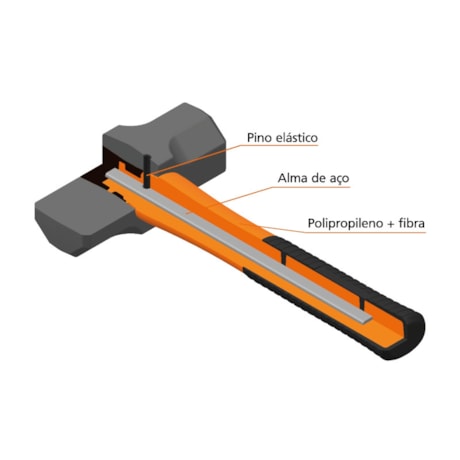 Marreta Oitavada com Cabo de Fibra de Vidro 1500g 40721/203 TRAMONTINA-04a13fae-696d-4cc2-b2b6-dd1eb1148aee