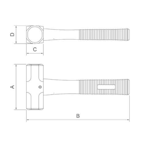 Marreta Oitavada com Cabo de Fibra de Vidro 4000g 40721/006 TRAMONTINA-4ea12264-7d37-40ec-8b35-57ae4fb4e77b