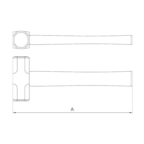 Marreta Oitavada em Cobre-Berílio Antifaiscante com Cabo 1000G 44235/002 TRAMONTINA-b184de6b-bdbd-4f77-9919-32a98903fd89