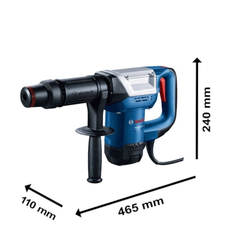 Martelete Demolidor 1.100W 7,5J SDS MAX com Maleta e Acessórios GSH 500 BOSCH-be851911-6c8c-4aa7-a1a8-d3cb9e89e792