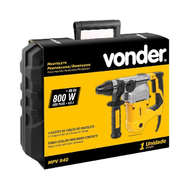 Martelete Perfurador e Rompedor 800W com Maleta MPV840 VONDER-8634b3e2-d2fd-4fe3-8a10-7b06b74a6667