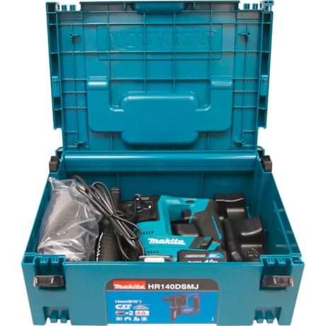 Martelete Perfurador Rompedor 12V 14mm com 2 Baterias 4.0Ah 1 Carregasor Bivolt e Maleta HR140DSMJ MAKITA-8f61c220-7b1d-4db3-a835-b4045cafc81a